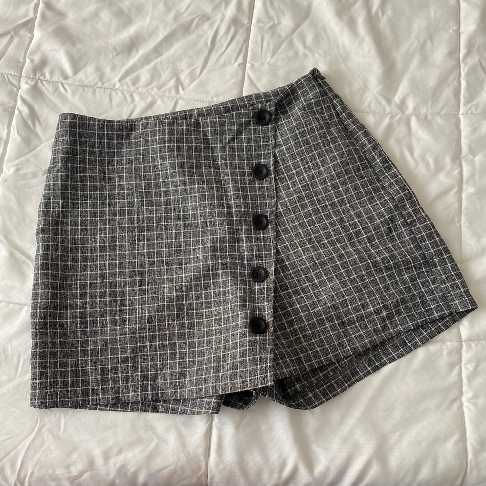 Plaid skort!